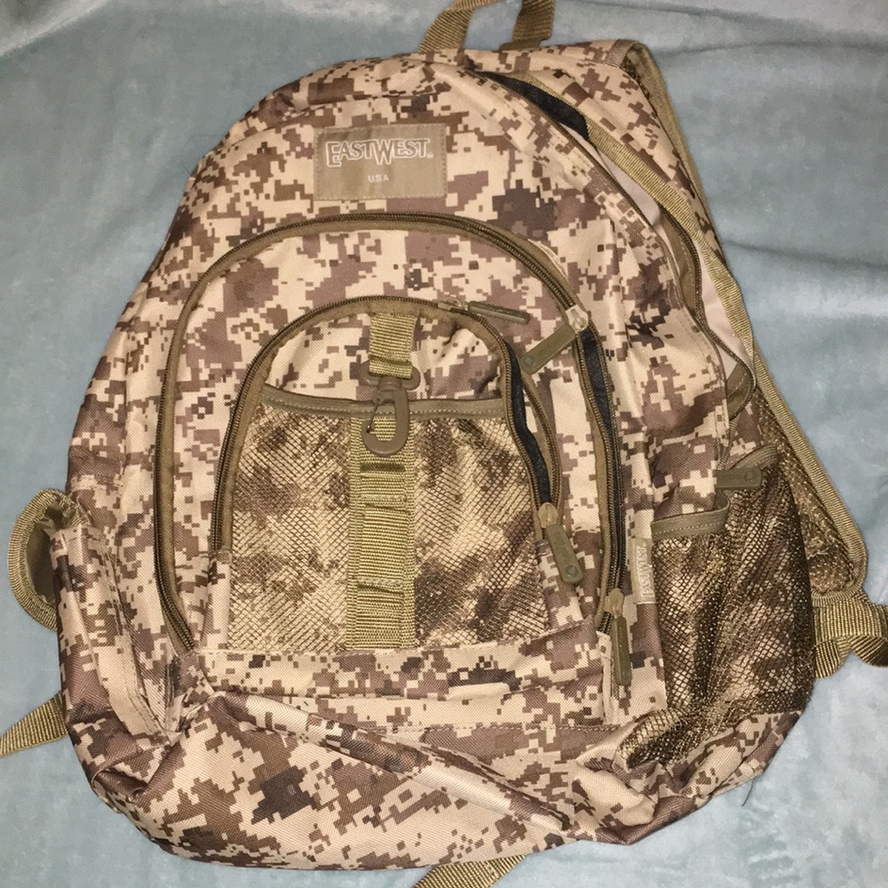 EastWest camouflage backpack